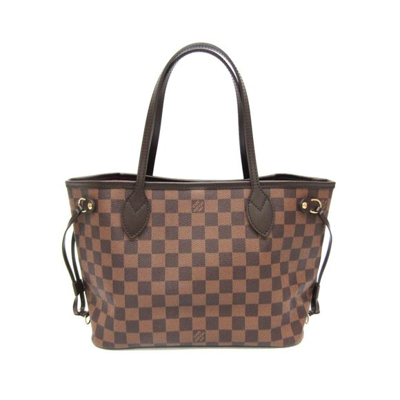 LOUIS VUITTON Brown Damier Neverfull PM Tote Bag - Picture 1 of 13